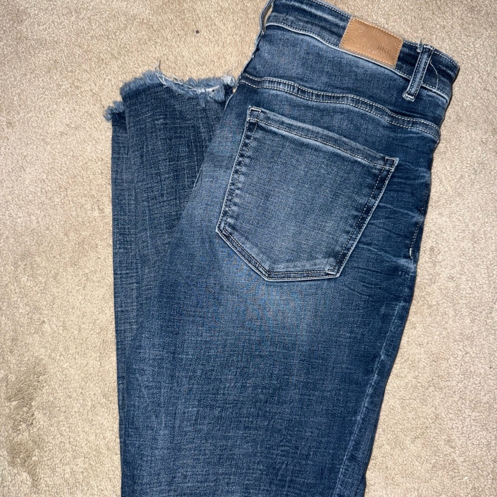 BKE Women's Skinny Jeans - Dark Blue